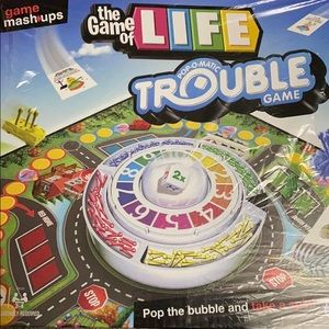 The game of life and trouble game mash up